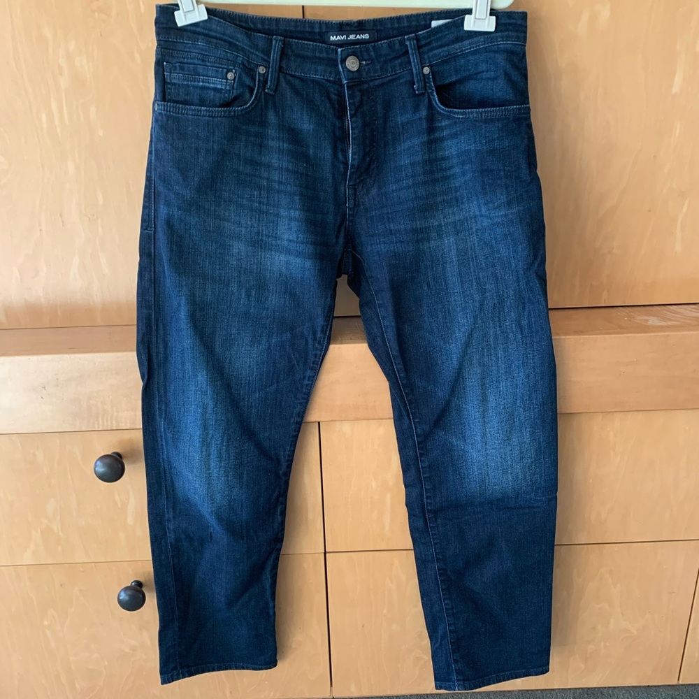 Mavi Straight Leg Dark Jeans